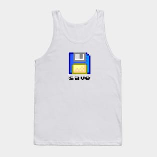 Pixel Floppy Disk Tank Top